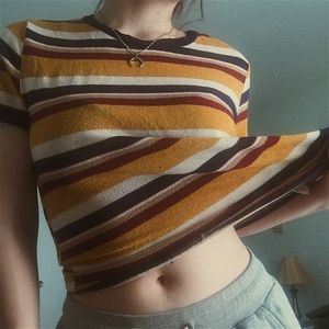 Striped Loose Fitting Tee